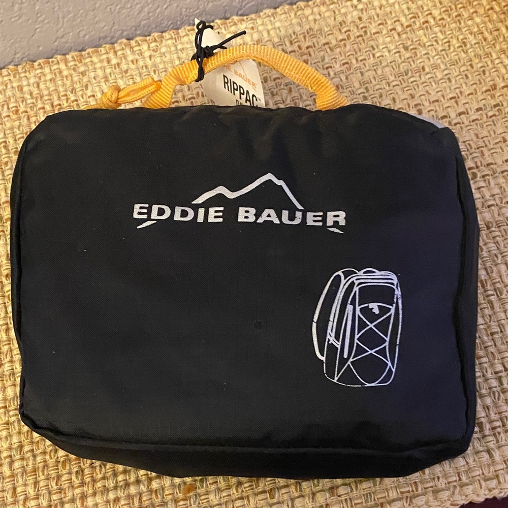 Eddie Bauer Black and Yellow Backpack
